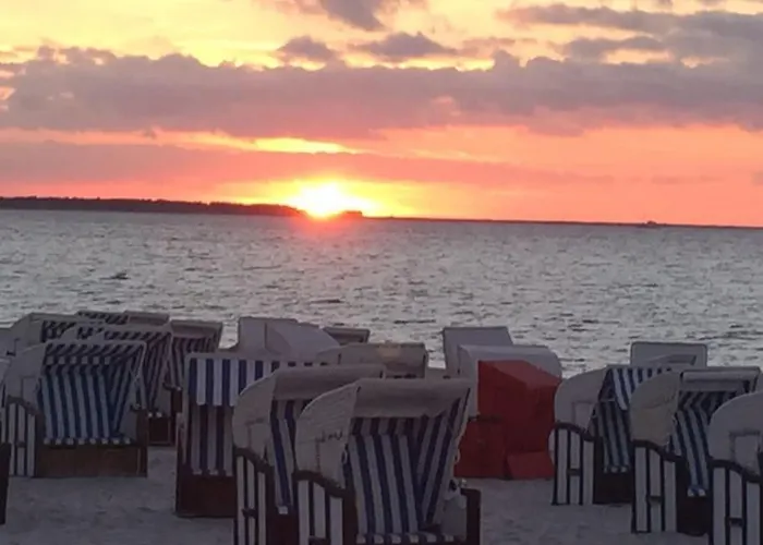 Ferienbungalow Buhne Mit Kamin In *